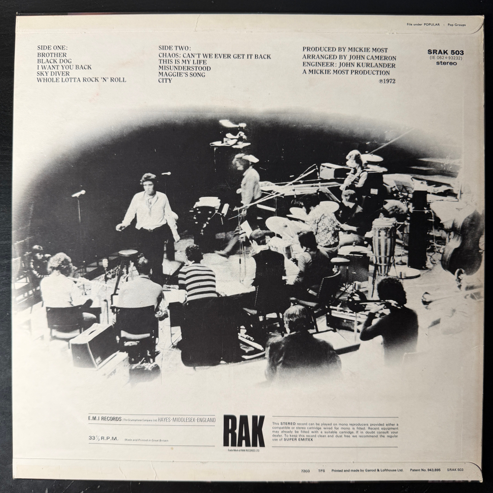 CCS – CCS (Англия 1972г.) Т