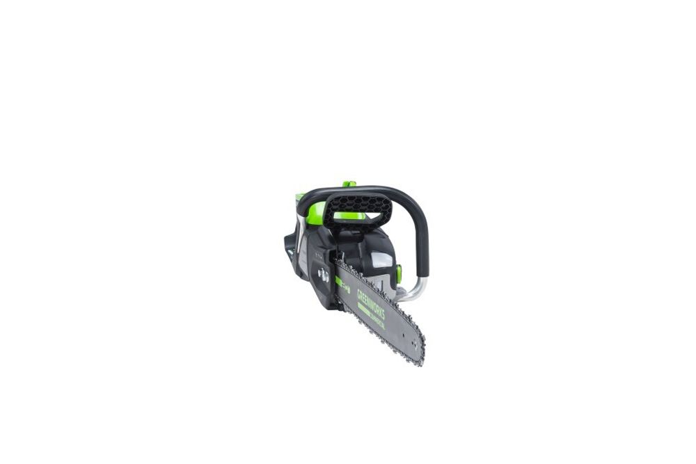 Цепная пила Greenworks GC82CS51k5, 82v, 51 см, в комплекте с АКБ 5 А·ч и ЗУ (аккумуляторная)