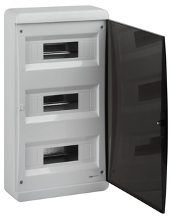 Щит навесной ЩРН-П-36 IP41 прозрачная крышка белый COMFORT