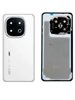 Задняя крышка для  Iqoo 13 белая (White) со стеклом камеры