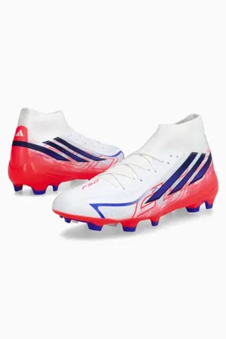 Бутсы adidas F50 League Hyperfast Mid FG - белый