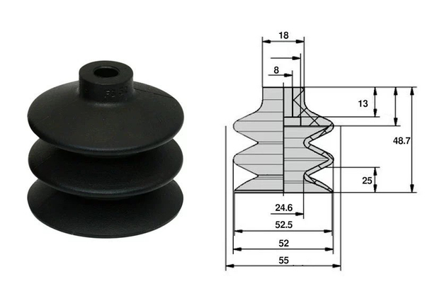 Fg52 black anti-static