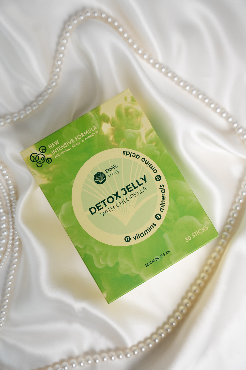 Детокс хлорелла в желе с новой усиленной формулой Enhel Beauty (DETOX JELLY WITH CHLORELLA)