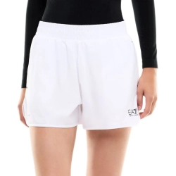 Женские теннисные шорты EA7 Woman Woven - brilliant white