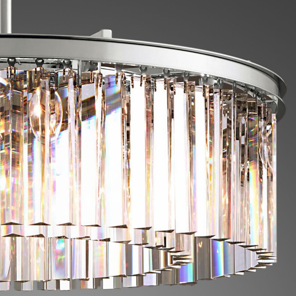 Люстра Odeon 10B chrome/clear