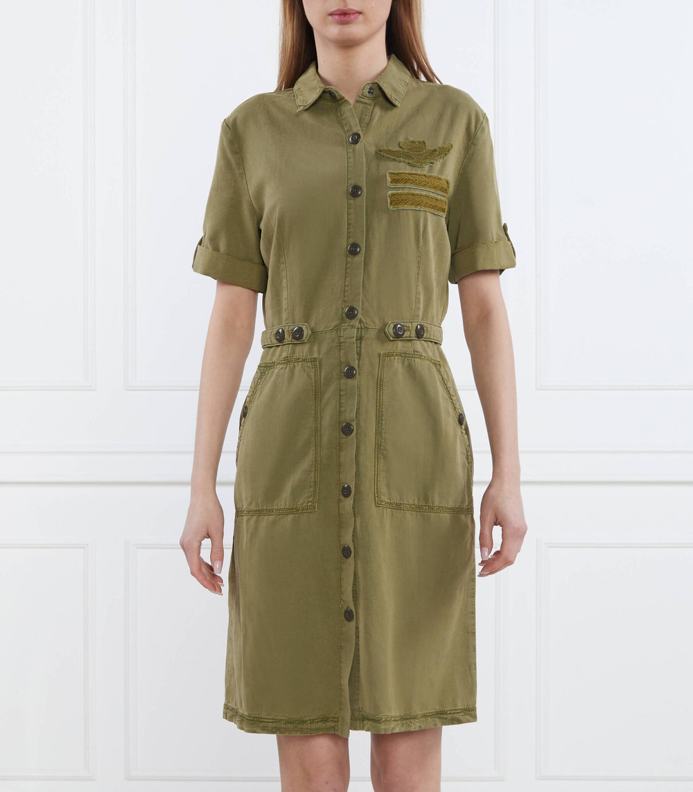 Платье Aeronautica Militare - оливковый (VE080DCT3095)