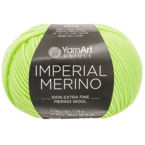 Пряжа YarnArt (ЯрнАрт) Imperial Merino / уп.10 мот. по 50 г, 100 м, 3330 салатовый