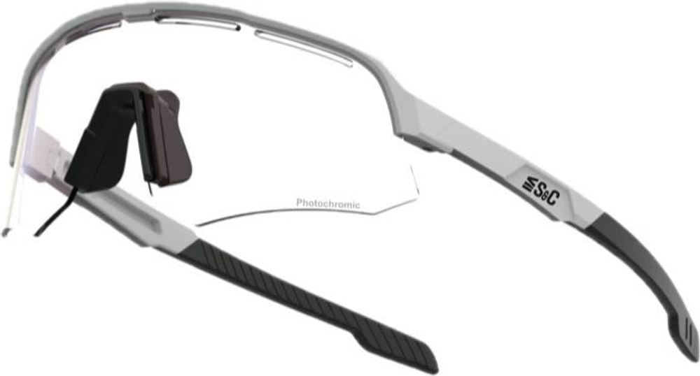 Очки S&C ZACAN Photochromic Clear, Matt white-black