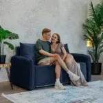 ПОРТЛЕНД МИНИ 150 Диван прямой синий