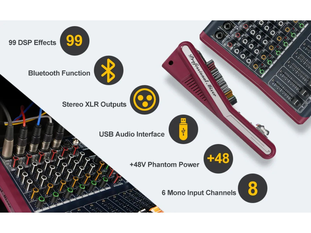 Аудиомикшер Phenyx Pro PTX-20 Black