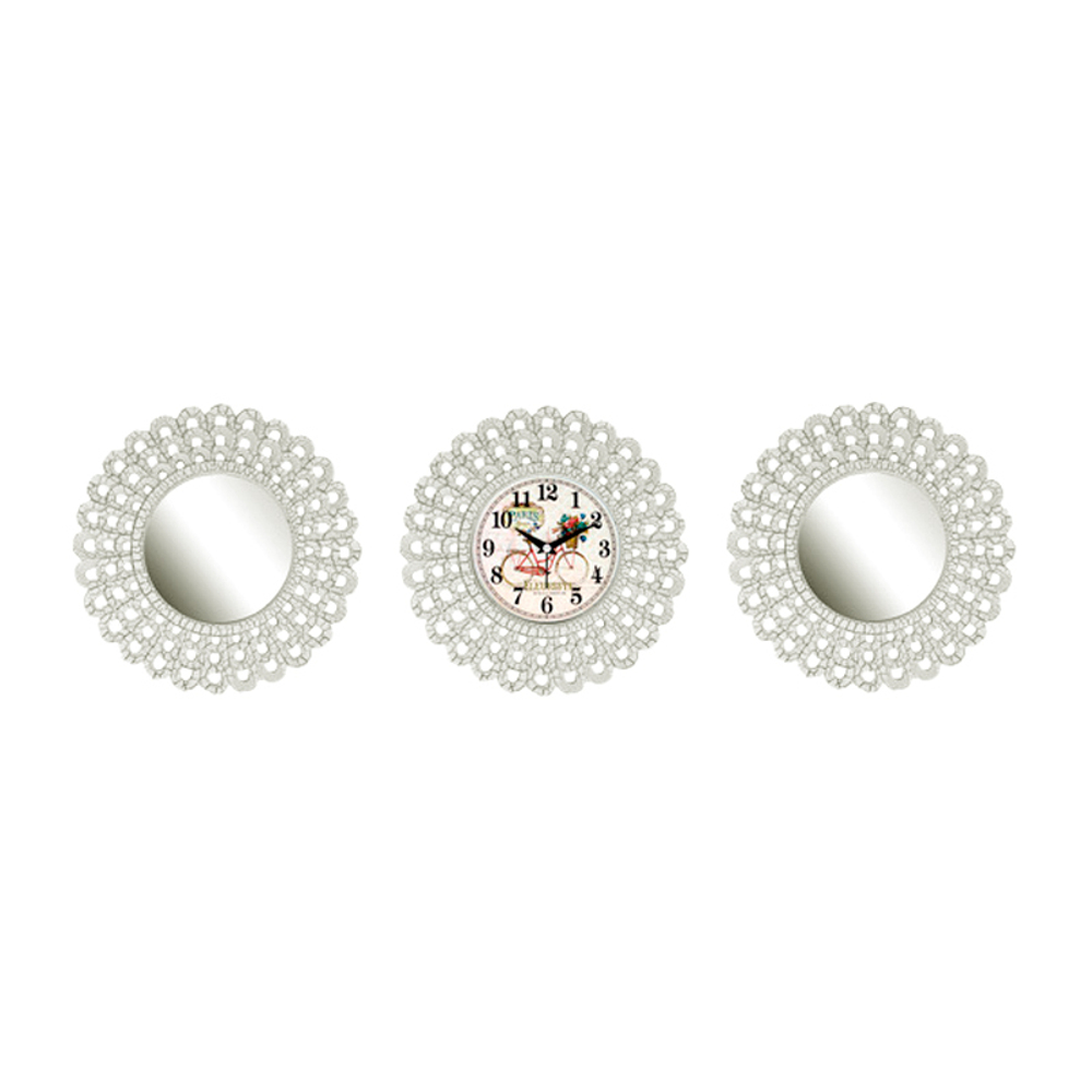 Настенные часы с зеркалами 910-SET-2 Galaxy