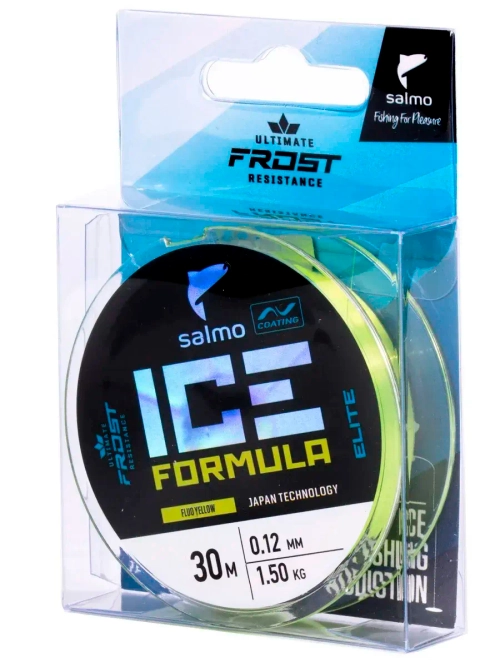 Леска Elite ICE FORMULA Fluo Yellow 30 метров