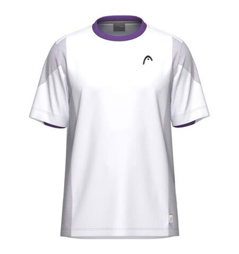 Мужская теннисная футболка Head Slice - white/purple