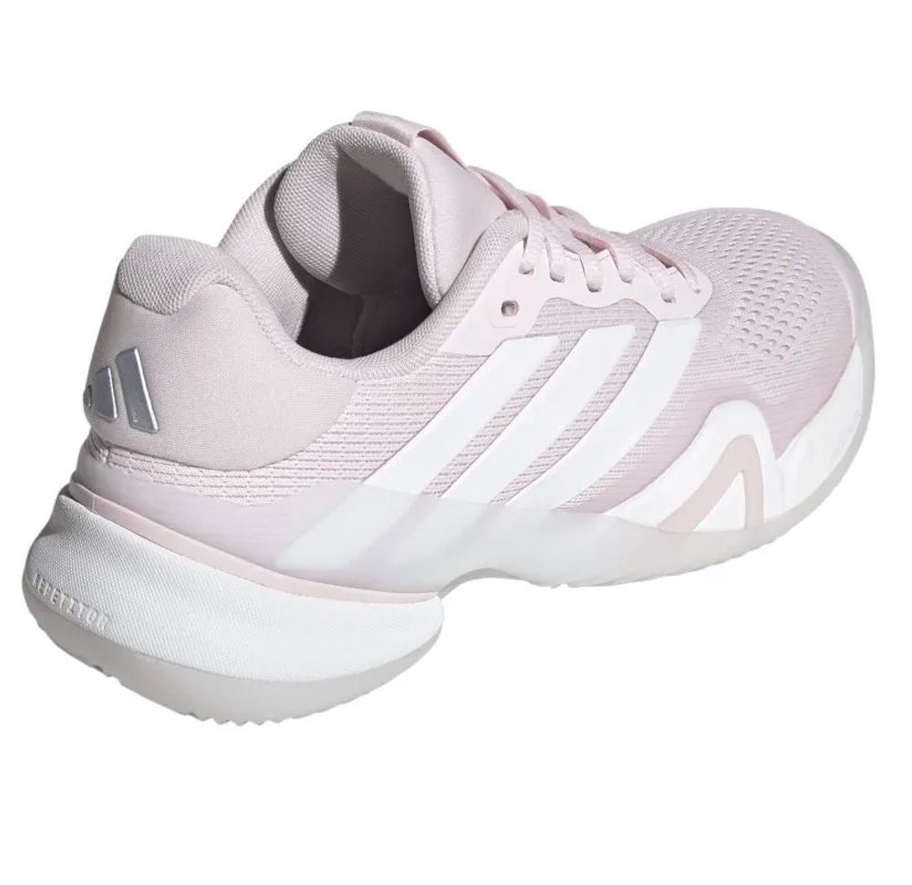 Женские Кроссовки теннисные Adidas Barricade 14 W Clay - cloud white/cloud white/distant pink