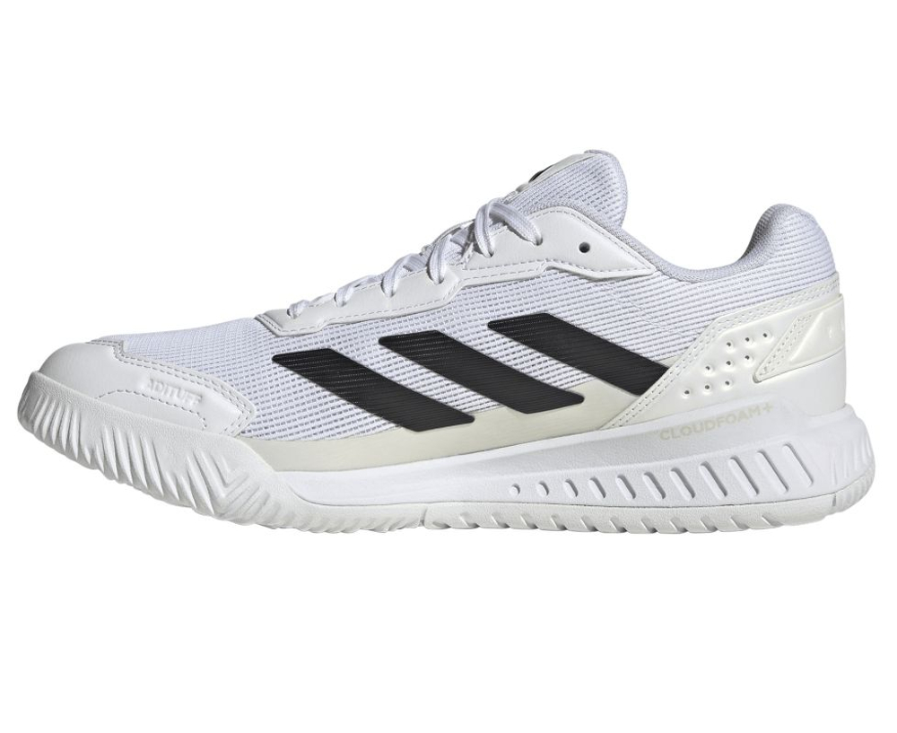 Мужские кроссовки для падела Adidas Courtquick Padel M - footwear white/core black/footwear white