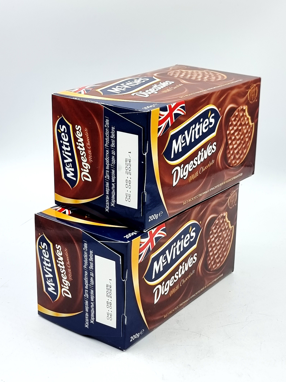 Печенье Mcvitie's Digestives цельнозерновое с молочным шоколадом, 400 г
