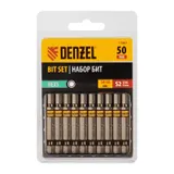 Бита HEX 5х50, сталь S2, шестигранный профиль, 10 шт. Е 6,3 Denzel — фото 2