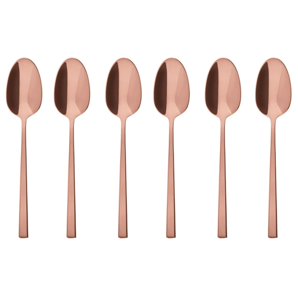 Sambonet Набор из 6 кофейных/чайных ложек Rock PVD Copper 52762CA6