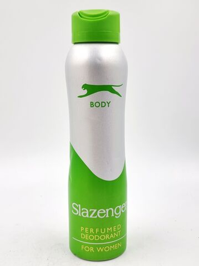 Дезодорант-спрей парфюмированный для женщин Slazenger зеленый, 150 мл (Турция)