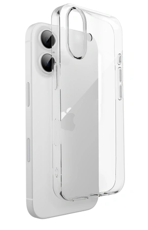 Чехол накладка iPhone 16 6.1" Gurdini силикон Ultra Twin 1 mm прозрачный