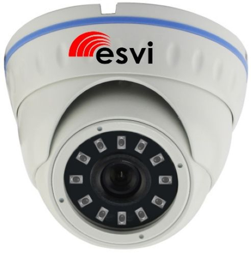 EVC-IP-DN5.0-SG-P/M (XM) купольная уличная IP видеокамера, 5.0Мп, f=2.8мм, POE, микрофон