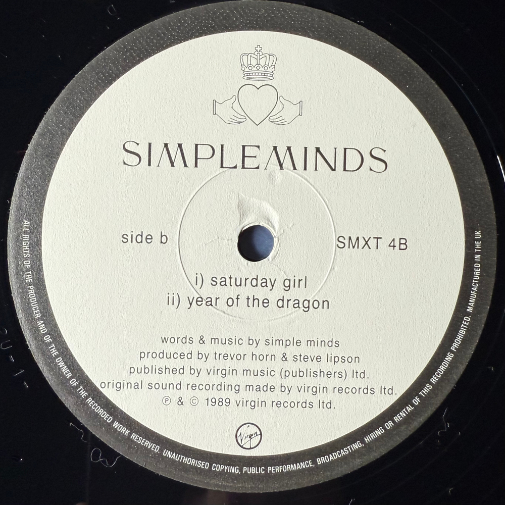 Simple Minds ‎– This Is Your Land (Англия 1989г.) 12", 45 RPM