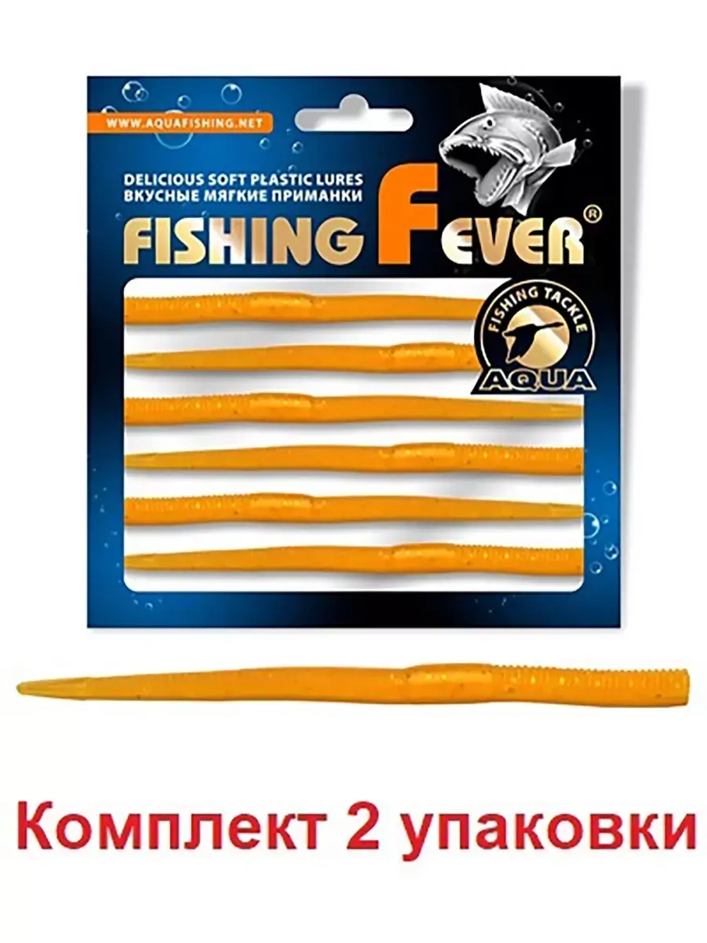 Мягкая приманка червь FishingFever EEL 12,0cm,3,0g,уп 6 шт