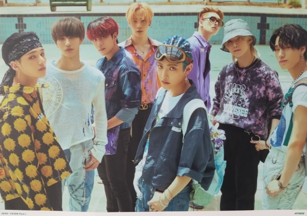 Официальный постер ATEEZ - ZERO : FEVER Part.1 (THANXX ver.) Официальный постер ATEEZ - ZERO : FEVER Part.1 (THANXX ver.)