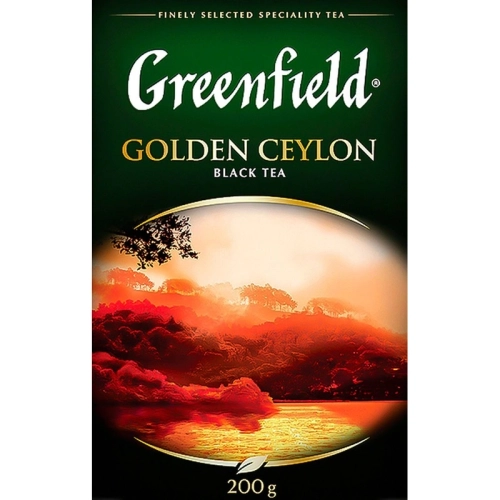 Чай листовой чёрный Greenfield Golden Ceylon 200 г