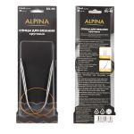 Спицы круговые ⌀6.0 мм, 40 см, с металлическим тросиком, Alpina SIL-40