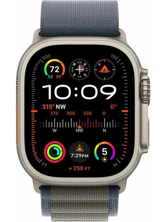 Умные часы Apple Watch Ultra 2 49 мм Titanium Case GPS + Cellular, Blue Alpine Loop M