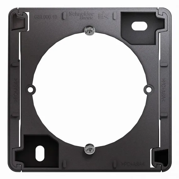 Коробка для накладного монтажа Systeme Electric Glossa Графит GSL001300