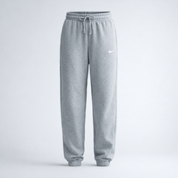Женские теннисные брюки Nike Sportswear Phoenix Fleece - dark grey heather/sail