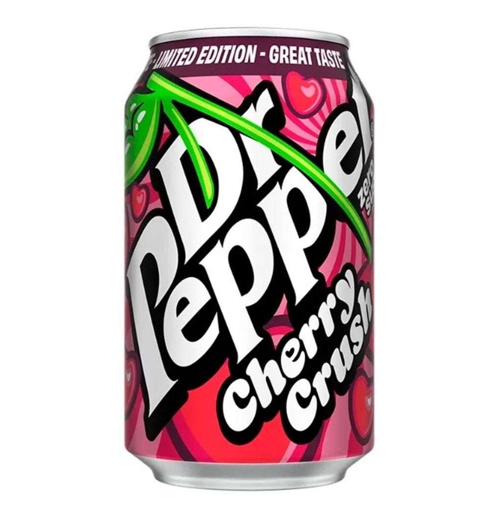 Напиток Dr Pepper Zero Sugar Cherry Crush 330мл