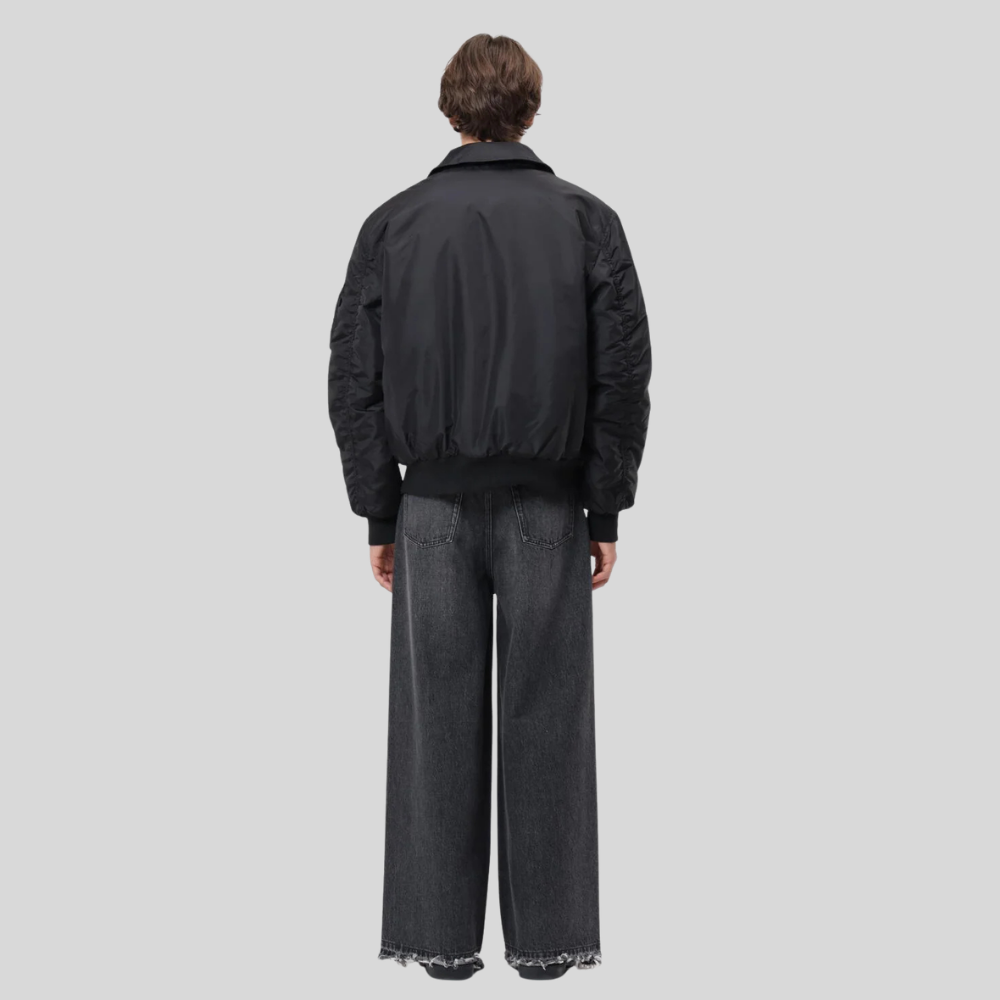 Куртка Alpha Industries CWU 45/P Relaxed Fit Flight Jacket Oxford Black (Черный)