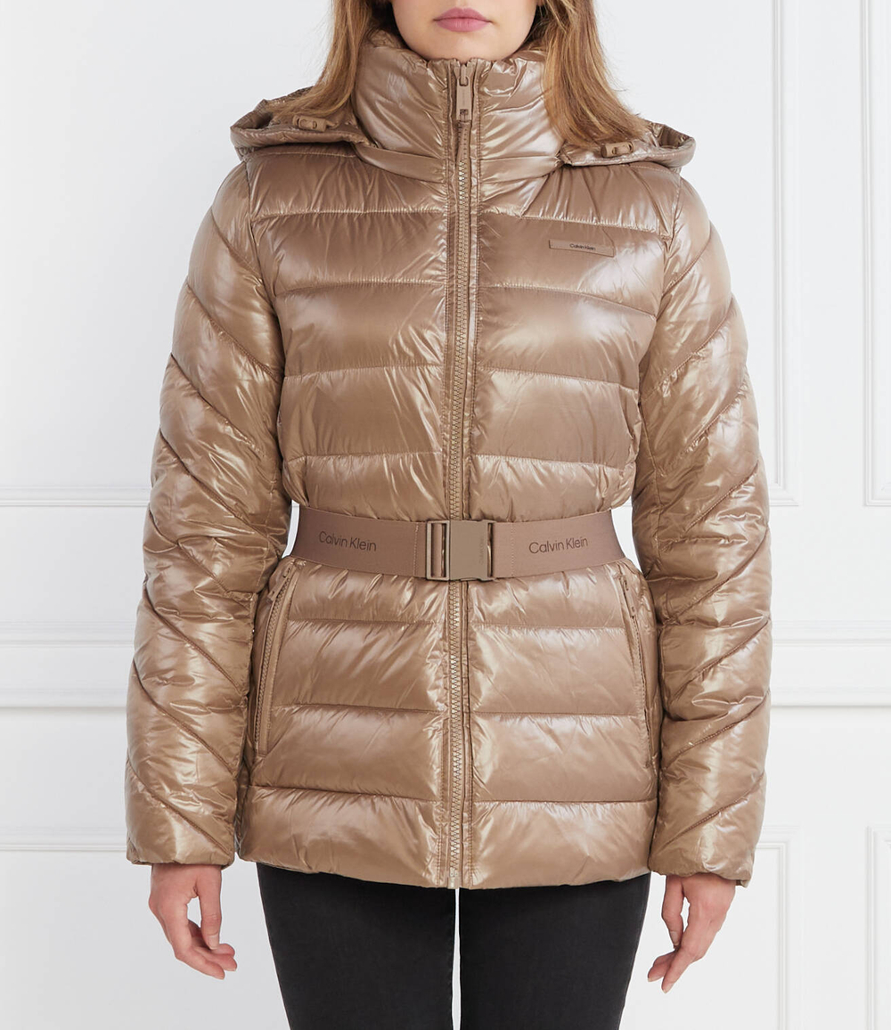 Куртка ESS BELTED PADDED LW Calvin Klein - коричневый(K20K206090)