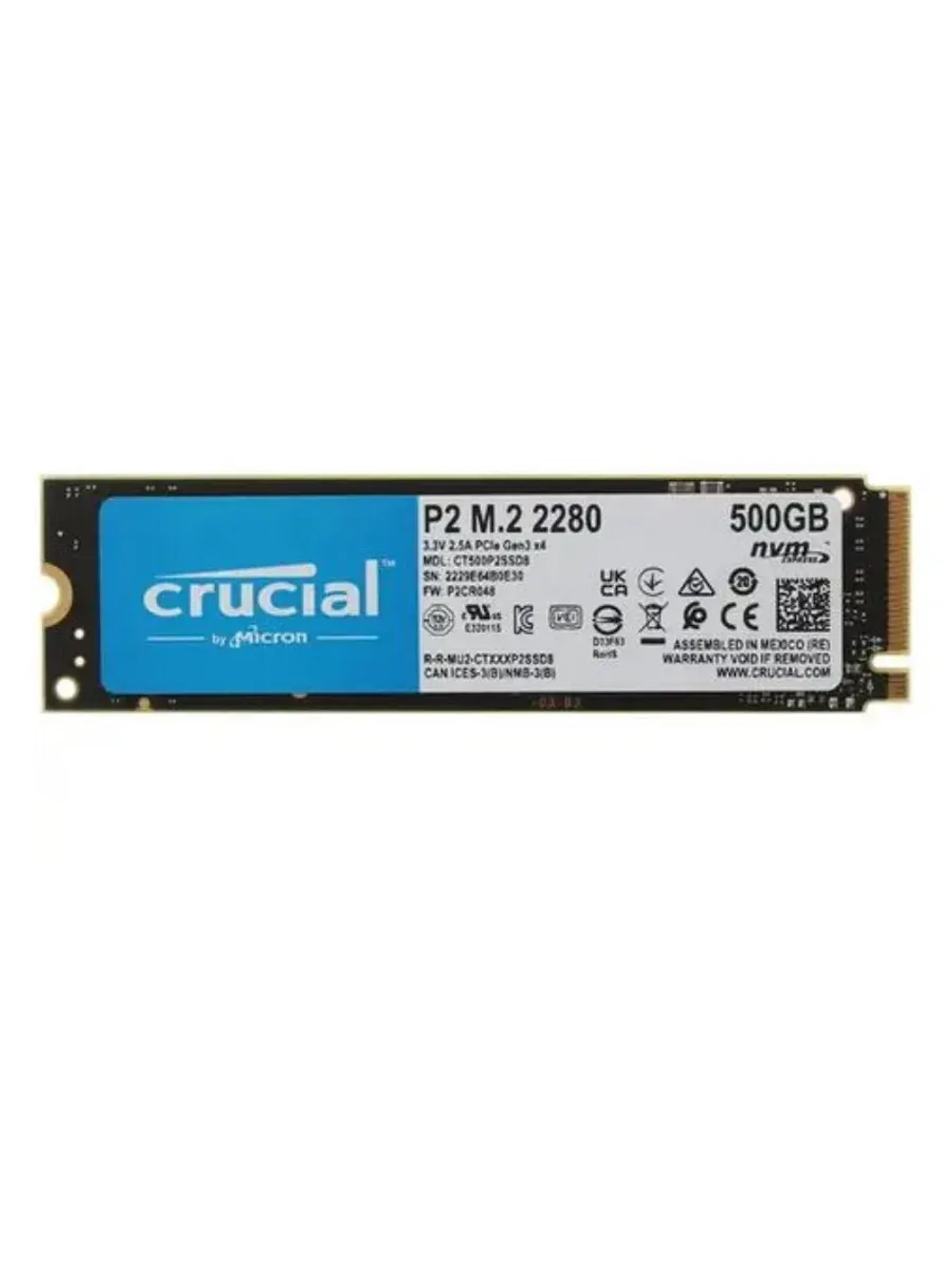 500 ГБ M.2 SSD накопитель P2 CT500P2SSD8