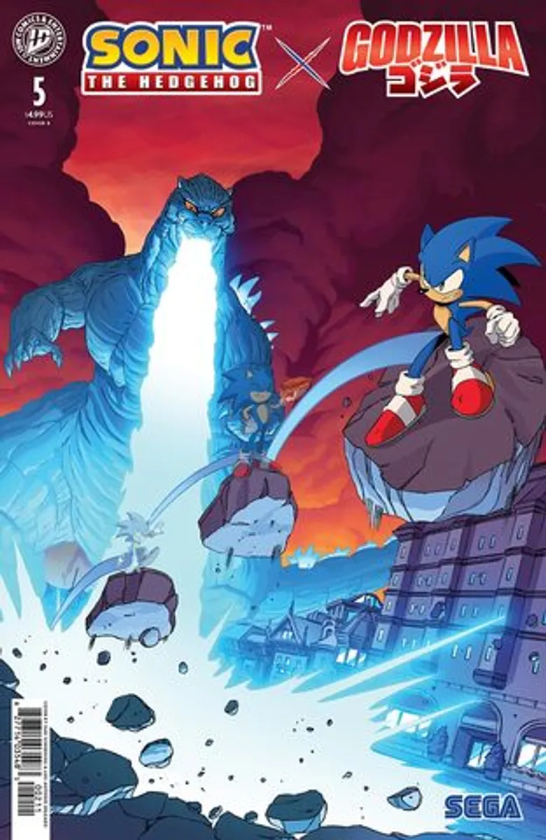 Sonic The Hedgehog X Godzilla #5 (Cover B) (ПРЕДЗАКАЗ!)
