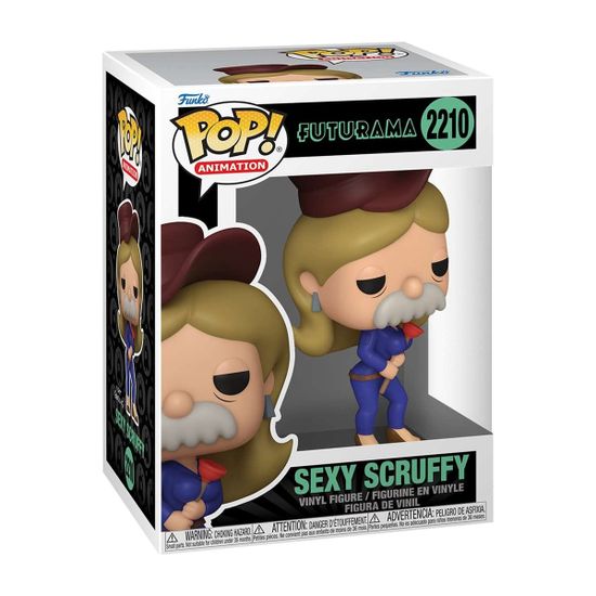 Фигурка Funko POP! Animation Futurama S5 Sexy Scruffy (2210) 90429 — упаковка