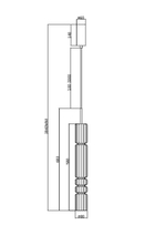 Подвесной светодиодный светильник Maytoni Ordo MOD272PL-L12BS3K