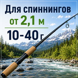 Для спиннингов от 2,1 м 10-40 г