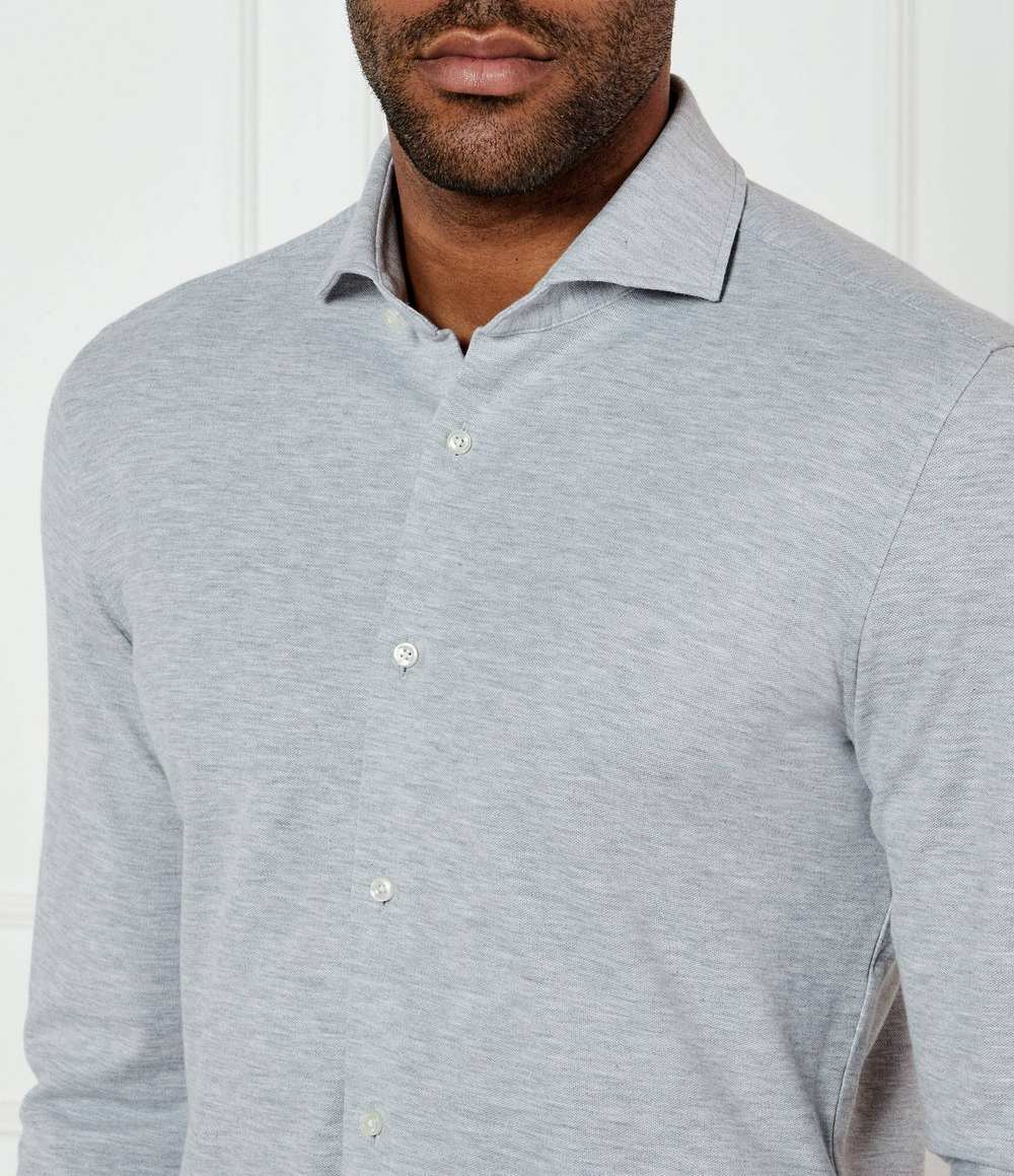 Рубашка P-HANK-spread-243 BOSS BLACK - серый(50527675)