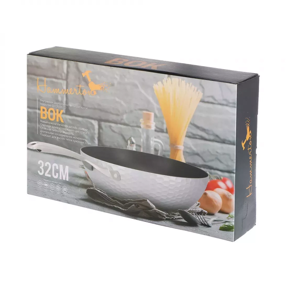 Сковорода вок 32см Kitchen Star Hammerton