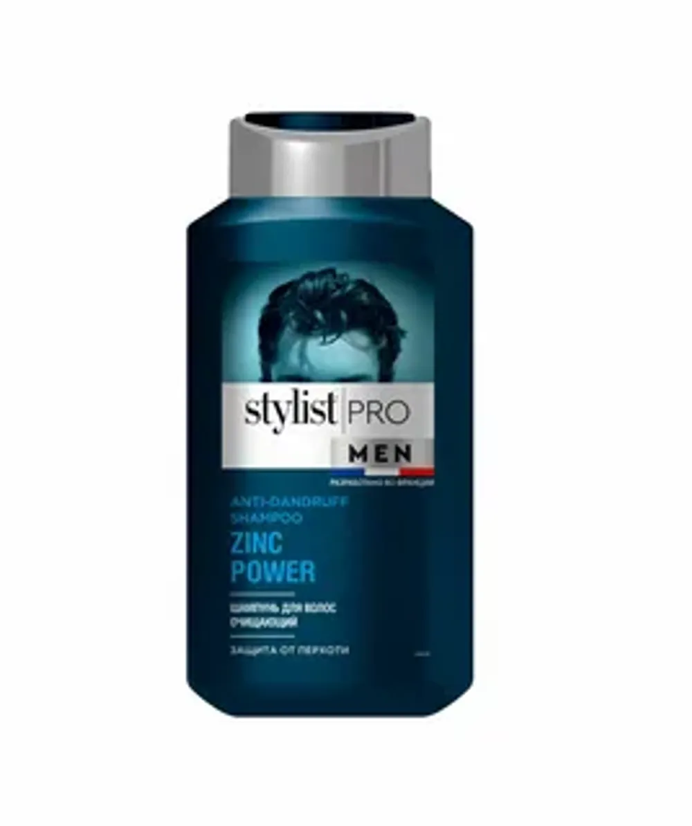 Шампунь для волос Очищающий серии STYLIST PRO MEN 400мл/9шт