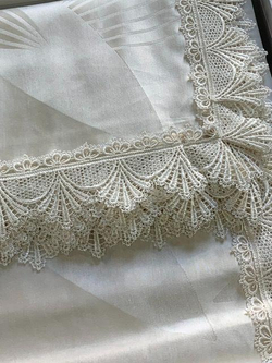 Скатерть 170х270 и 12 салфеток Gamba 9906СК Begie сливочная