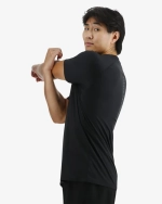Футболка мужская TYR MEN'S CLIMADRY RAGLAN TECH TEE BIG LOGO - SOLID (Черная)