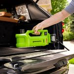Домкрат автомобильный гидравлический аккумуляторный Greenworks Арт. 3401407UA, 24V, c АКБ 2Ач и ЗУ в сумке