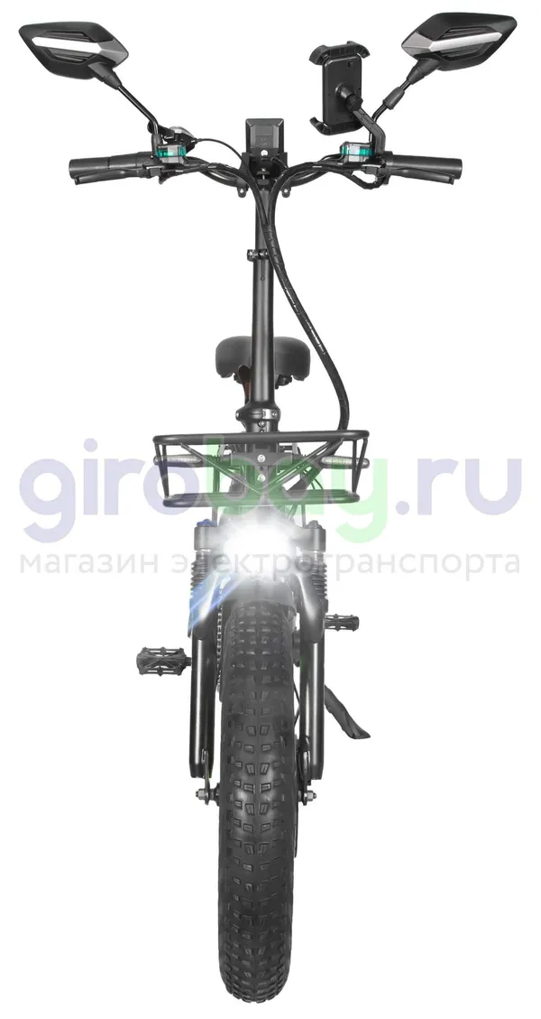 Электровелосипед Syccyba F11 Pro (48V/15Ah) - Салатовый обод фото №13