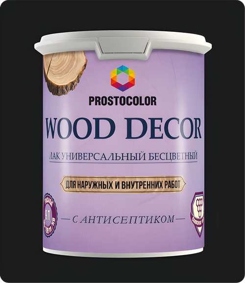 201417 Лак WOOD DÉCOR PROSTOCOLOR с воском мат 9л