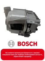 Помпа с тэном посудомоечной машины Bosch 12019637 (MTR516BO, MTR517BO, 12014090, 12014980, 00755078, 00647397, 00644997, 1BS3610-6AA, 00215536)